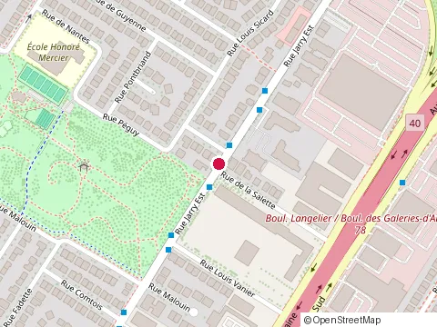 Location of le Groupe Gatti-Rizzo Inc at 6300 Rue Jarry E, Saint-Léonard