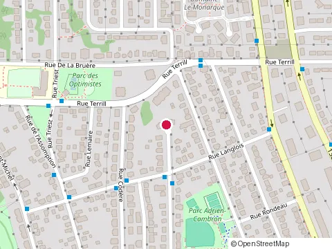 Location of le Groupe Genitique Inc at 433 7E Ave N, Sherbrooke