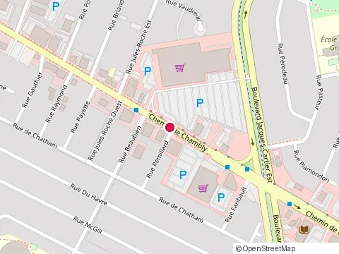 Location of le Hippo Burger at 2554 chemin de Chambly, Longueuil