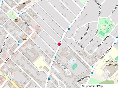 Location of le Lion Blanc at 193 Chabot St, Québec
