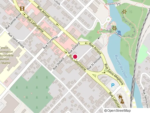 Location of le Loft at 401 Rue Lafontaine, Rivière-du-Loup