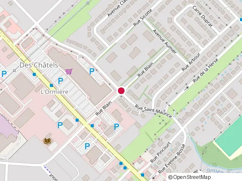 Location of le Lotus Bleu Masso-Kinesitherapie at 3705 Rue Blain, Québec