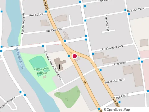 Location of le Lotus Rose at 151 Rue Vaillancourt, Saint-Jérôme