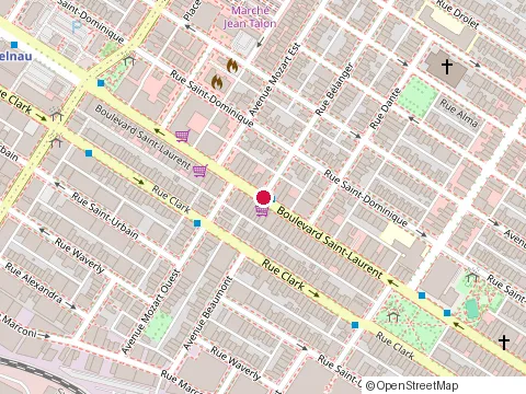 Location of le Mariachi Mtl at 26 Rue Belanger, Montréal