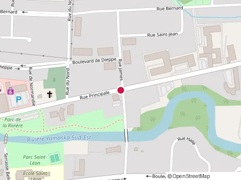 Location of le Nomade at 245 Rue Principale, Cowansville