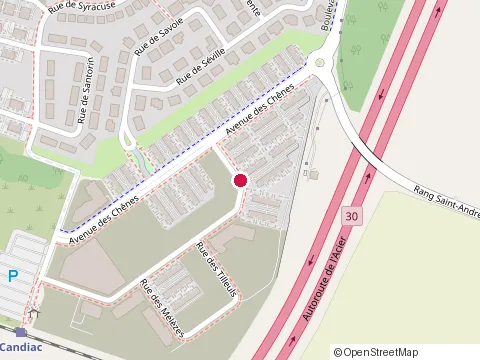 Location of le Novus Candiac at 455 Rue des Marronniers, Candiac