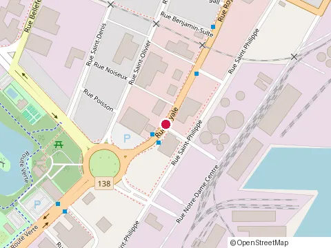Location of le P'Tit Resto 2 at 2339 Rue Royale, Trois-Rivières