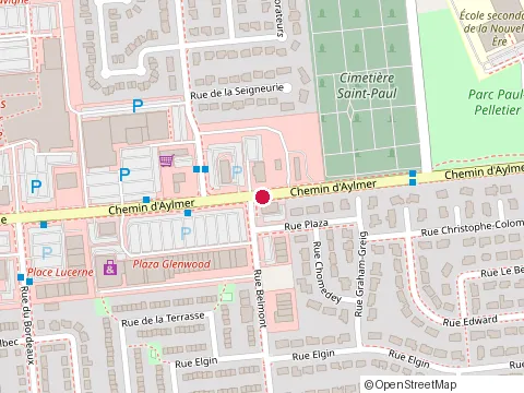 Location of le Palais Libanais Aylmer at 215 Chem. d'Aylmer, Gatineau