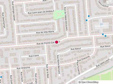 Location of le Petit Nid at 368 Rue de Pointe-Gatineau, Gatineau