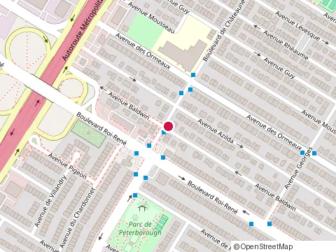 Location of le Plancher at 7015 Rue Baldwin, Anjou