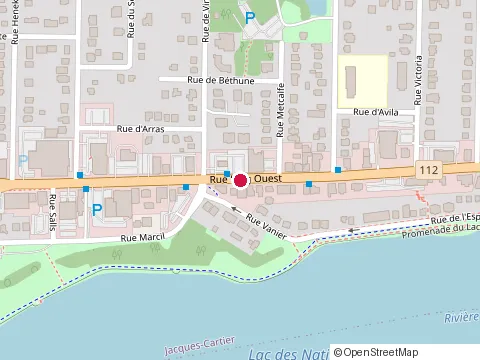 Location of le Pub Chez Méo at 1262 Rue King O, Sherbrooke