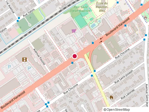 Location of le Renovateur Rona at boulevard Harwood Va�Udreuil-Dorion 243, Québec