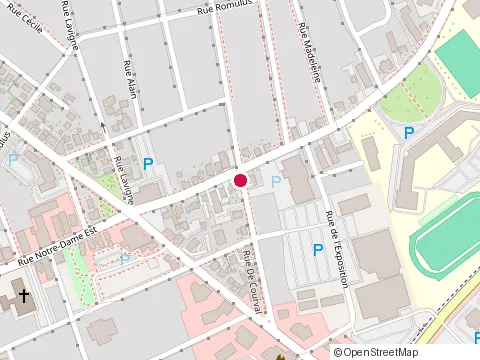 Location of le Restaurant Fu at 7 Rue de Courval, Victoriaville