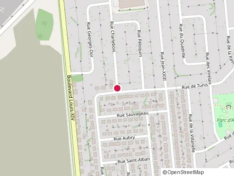 Location of le Roy de la Maconnerie at 212 Rue Charlebois, Québec
