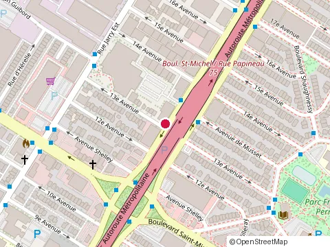 Location of le Royale Salle de Banquet et Restaurant at 3400 boulevard Crémazie E, Montréal