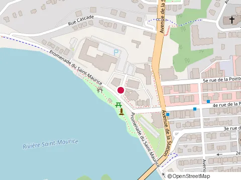 Location of le Saint-Mo Bistro Gourmand at 902 promenade du St Maurice, Shawinigan