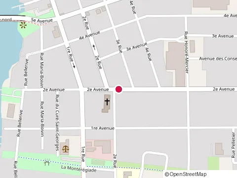 Location of le Sanctuaire at 815 2E Rue, Saint-Jean-sur-Richelieu
