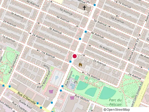 Location of le Studio at 2690 Rue Masson, Montréal