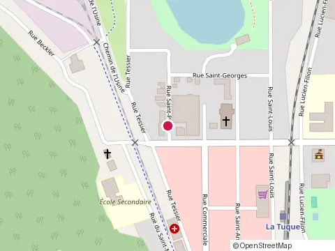 Location of le Temps d'Une Pause at Rue, La Tuque