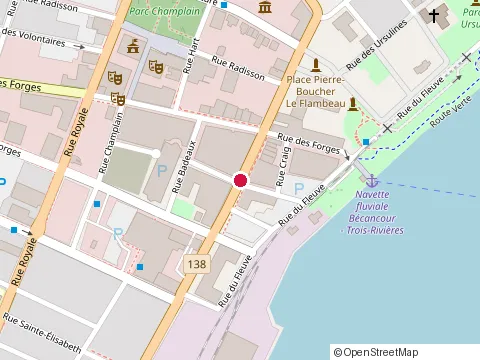Location of le Temps d'Une Pinte at 1465 Rue Notre Dame Centre, Trois-Rivières