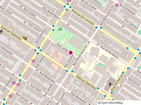Location of le Terminal at 1875 Mont-Royal Ave E, Montréal