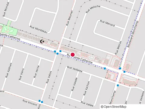 Location of le Tiboeuf at 235 Rue Sainte-Catherine, Saint-Constant