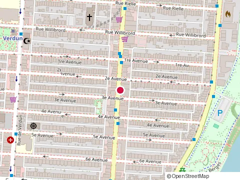 Location of le Trèfle at 4718 Wellington St, Verdun