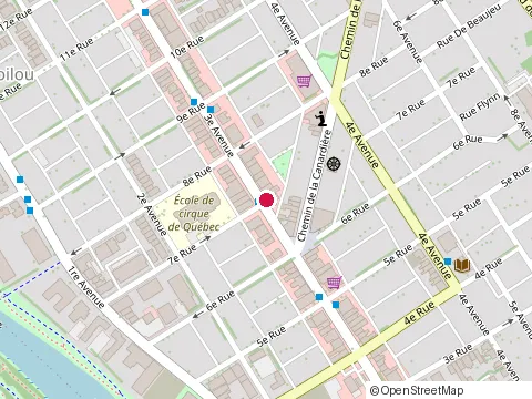 Location of le Trèfle Limoilou at 699 3E Ave, Québec