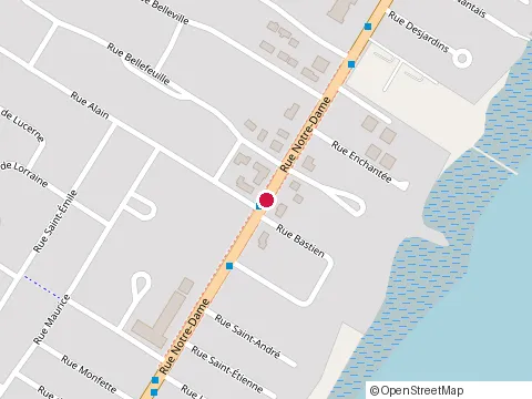 Location of le Vieux Capitaine Nicolas at 697A Rue Notre-Dame, Repentigny