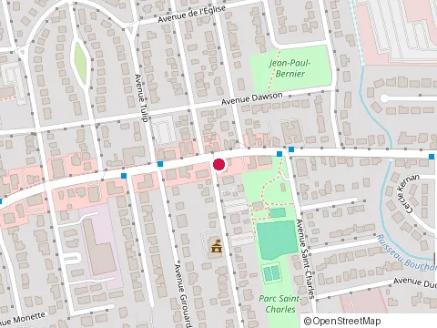Location of le Vieux Dorval at 444 Chem. du Bord-du-Lac-Lakeshore, Dorval
