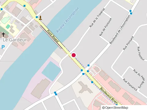 Location of le Willmar Marché & Casse-Croûte at 263 boulevard Brien, Repentigny