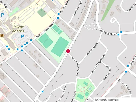 Location of le Zouz at 6648 Rue Saint-Georges, Lévis