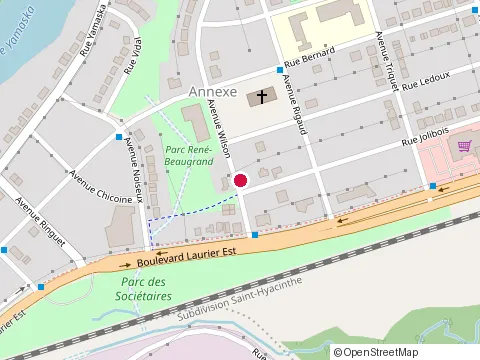 Location of Léa Rondeau-Brouillette, Psychoéducatrice at 2356 Rue Dessaulles, Saint-Hyacinthe