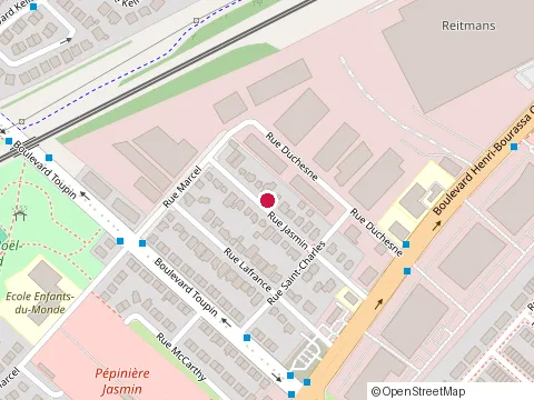Location of Léa Théodora Desautels at 2701 Rue Jasmin, Saint-Laurent
