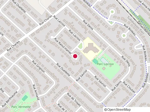 Location of Lebeau Jardin at 18225 Rue Raoul-Hamel, Mirabel
