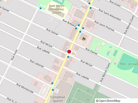 Location of Lebeau Vitres d'Autos Longueuil at 405 Curé-Poirier Ouest, Longueuil