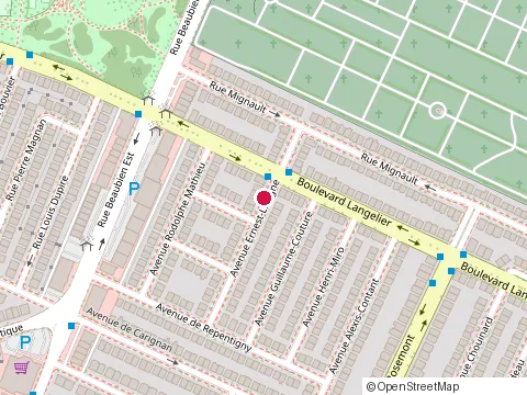 Location of Lebelchan at 6542 avenue Ernest-Lavigne, Montréal