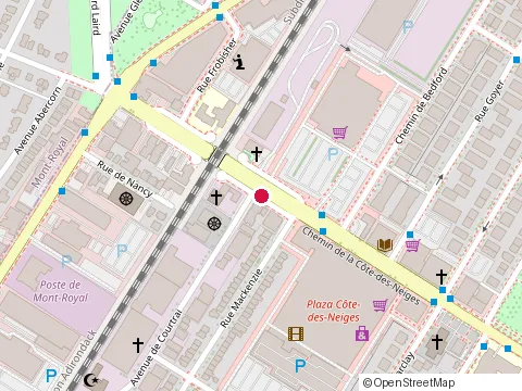 Location of Leber at 7001 Chem. de la Côte-des-Neiges, Montréal