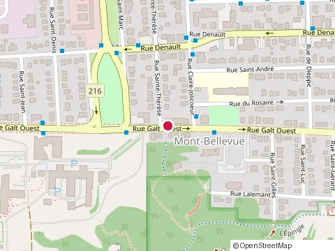 Location of Leclerc Auto Esthétique at 1656 Rue Galt E, Sherbrooke