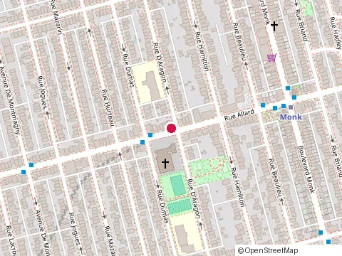 Location of Leclerc Lionel Construction at 2731 Rue Allard, Montréal