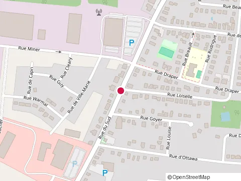 Location of Leduc, Marcel at 925 Rue du Sud, Cowansville