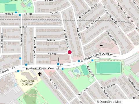 Location of Legrand Claire at 88 4E St, Laval