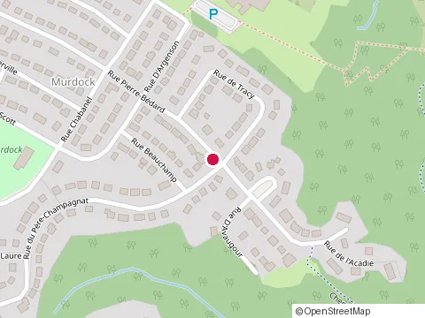 Location of Lemay Jacques at 735 de Tracy Rue, Chicoutimi