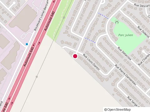 Location of Lemelin Construction at 1336 Rue Louis-Dantin, Boisbriand