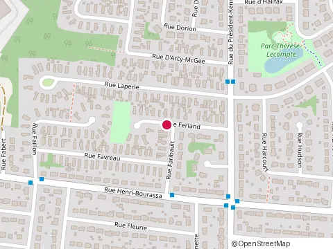 Location of Lemieux Auto Esthetique at 1013 Rue Ferland, Sherbrooke