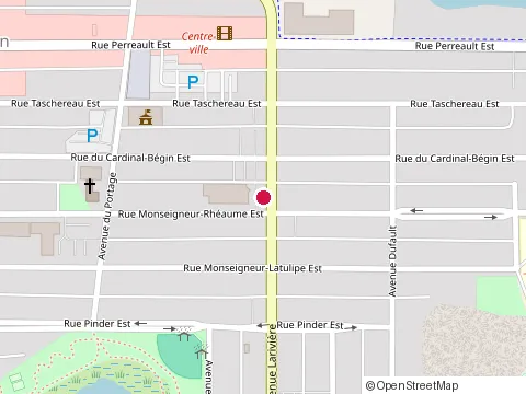 Location of Leo Falardeau at 244 Avenue Pierre Larivière, Rouyn-Noranda