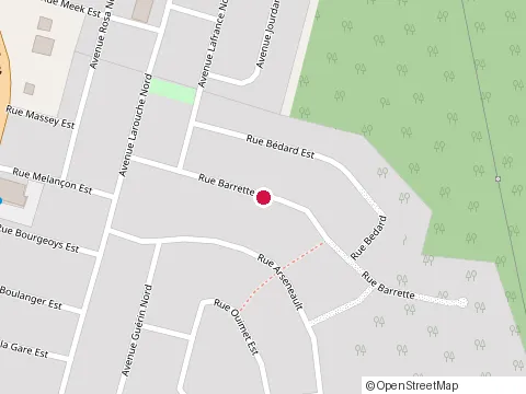 Location of Léo Privé Maître Électricien at 124 Rue Barrette, Alma