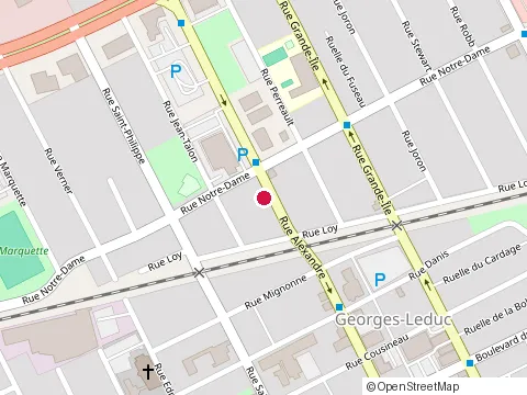 Location of Lepage, Jacques Ébenisterie Enr at 159 Rue Alexandre, Salaberry-de-Valleyfield
