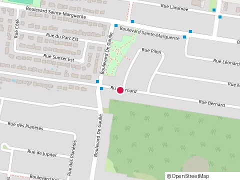 Location of les Aménagements Paysagers Cyr at 266 Rue Bernard, Châteauguay