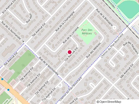 Location of les Artisans-Maçons Lefebvre Inc at 72E avenue 72 E, Blainville